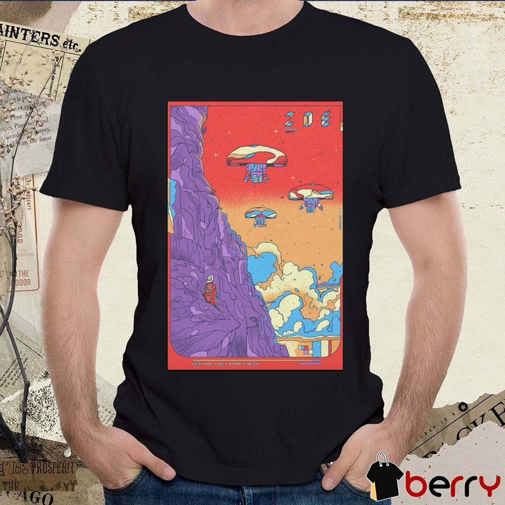 Poster ZOÉ March 16 2025 Vive Latino Festival Show t-shirt