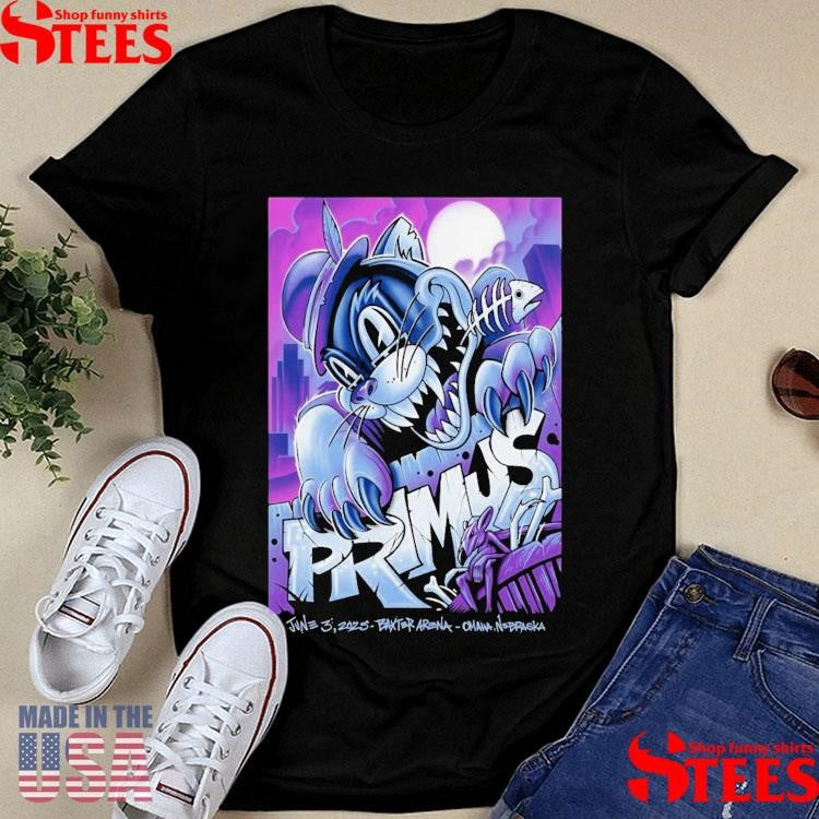 Primus At Baxter Arena In Omaha Ne On June 3 2025 Shirts