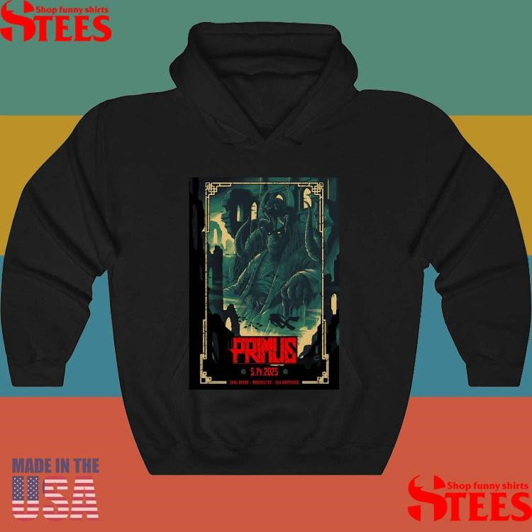 Primus At Snhu Arena On May 13, 2025 Show Shirts