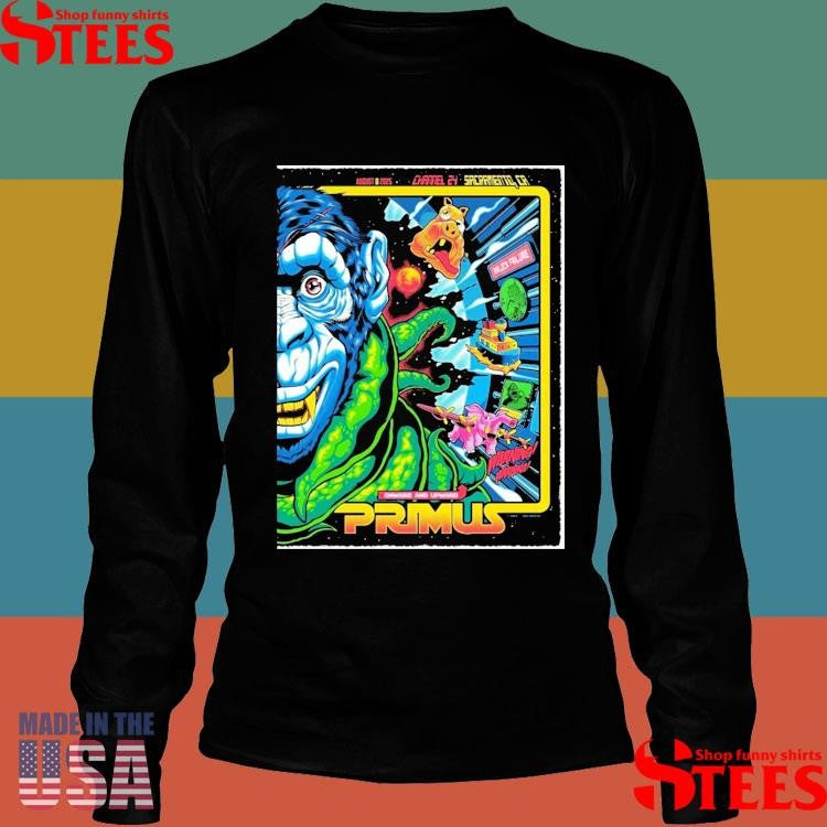 Primus Aug 8 2025 Channel 24 In Sacramento Ca T-shirts