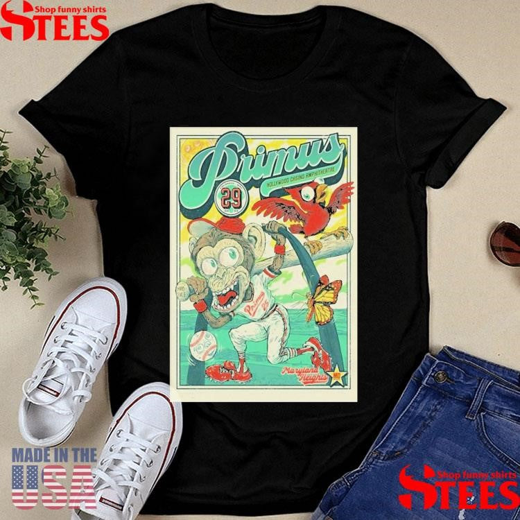 Primus Hollywood Casino Amphitheater In Maryland Heights Mo May 29 2025 Shirts