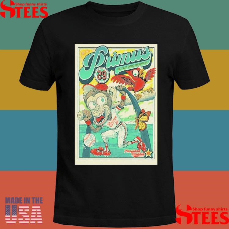 Primus Hollywood Casino Amphitheater In Maryland Heights Mo May 29 2025 Shirts