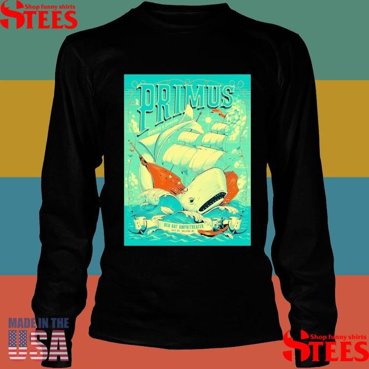 Primus July 23 2025 Red Hat Amphitheater In Raleigh Nc T-shirts