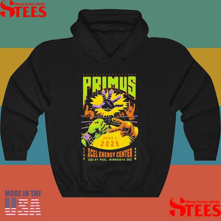 Primus Jun 1 2025 Xcel Energy Center S.t Paul Mn Shirts