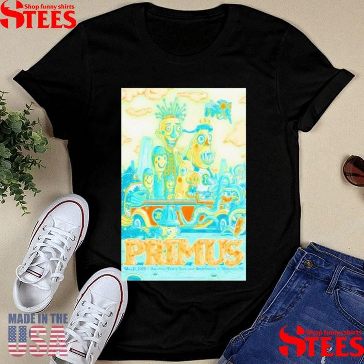 Primus May 31 2025 Summerfest Grounds Milwaukee Wi Shirts