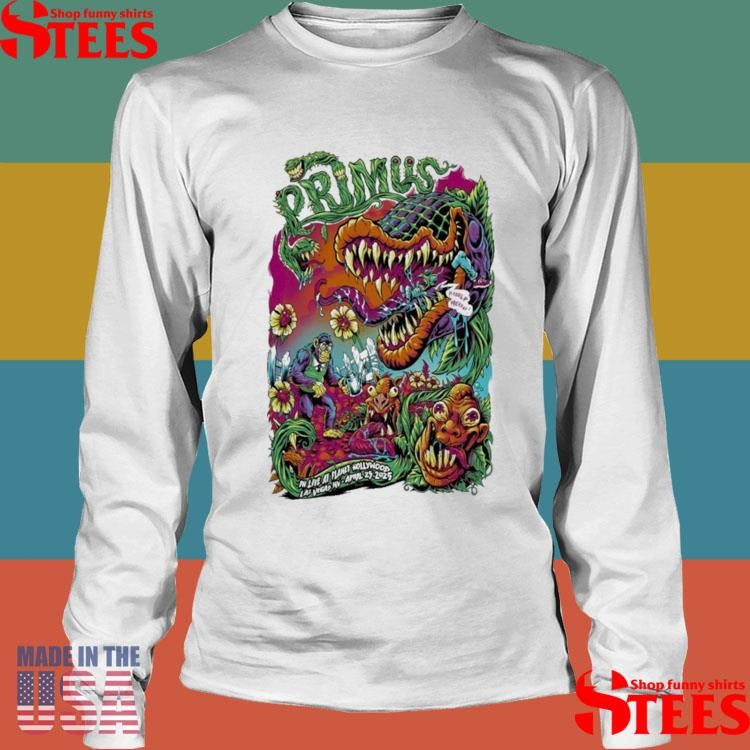 Primus Ph Live At Planet Hollywood Las Vegas, Nv Apr 25 2025 Tour Shirts