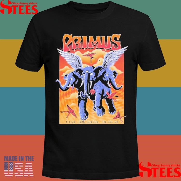 Primus Show May 1 2025 Bok Center, Tulsa, Ok Shirts