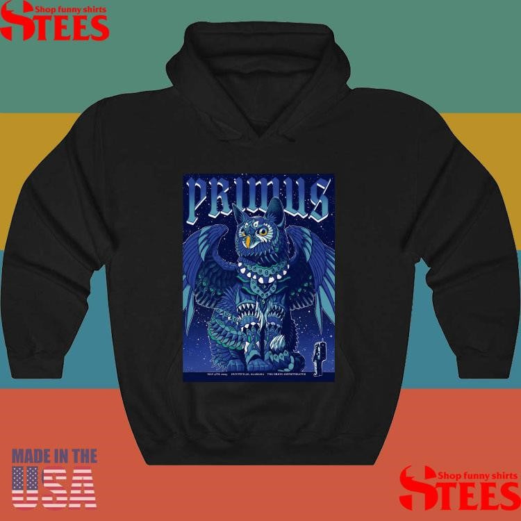 Primus The Orion Amphitheater May 4th, 2025 Huntsville, Al Tour Shirts