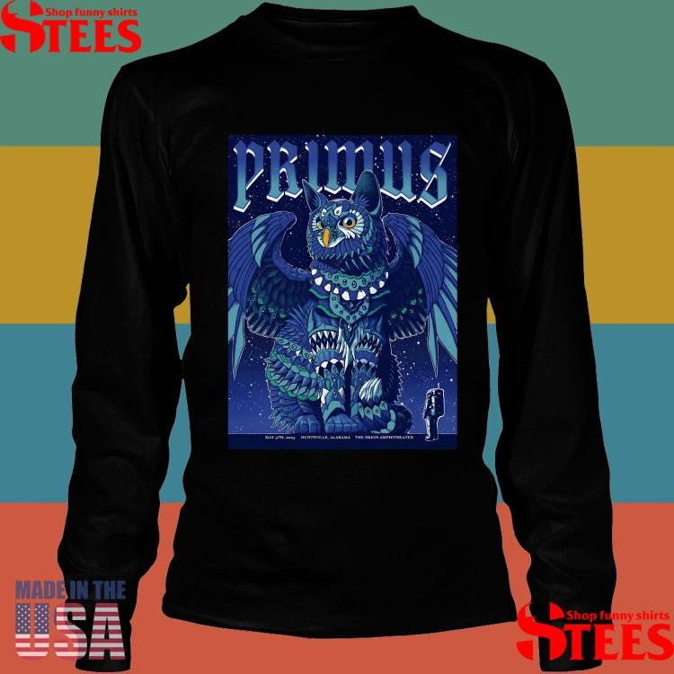 Primus The Orion Amphitheater May 4th, 2025 Huntsville, Al Tour Shirts