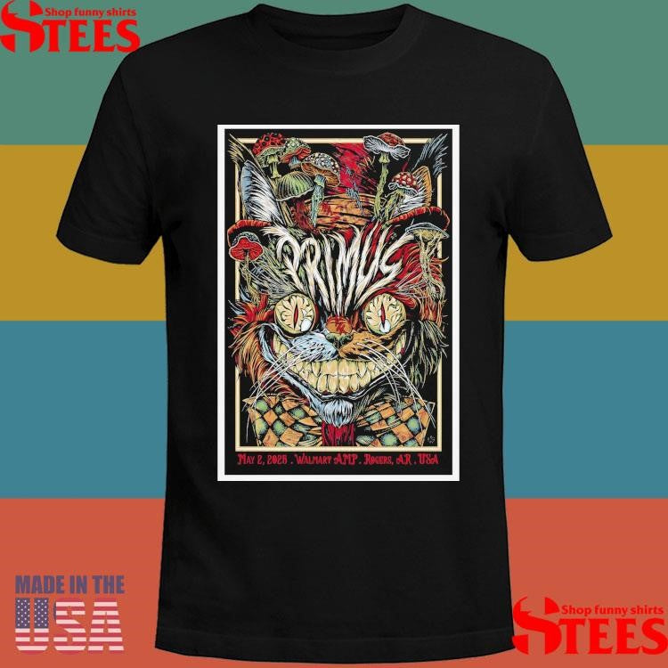 Primus Walmart Amp Rogers, Ar May 2 2025 Tour Shirts