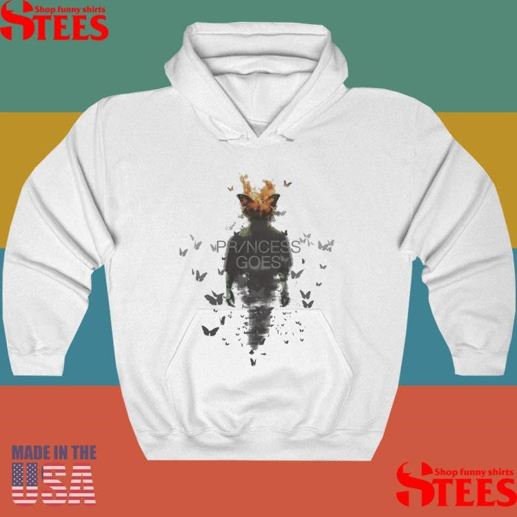 Princess Goes Butterfly Scatter T-Shirts