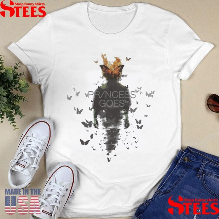 Princess Goes Butterfly Scatter T-Shirts