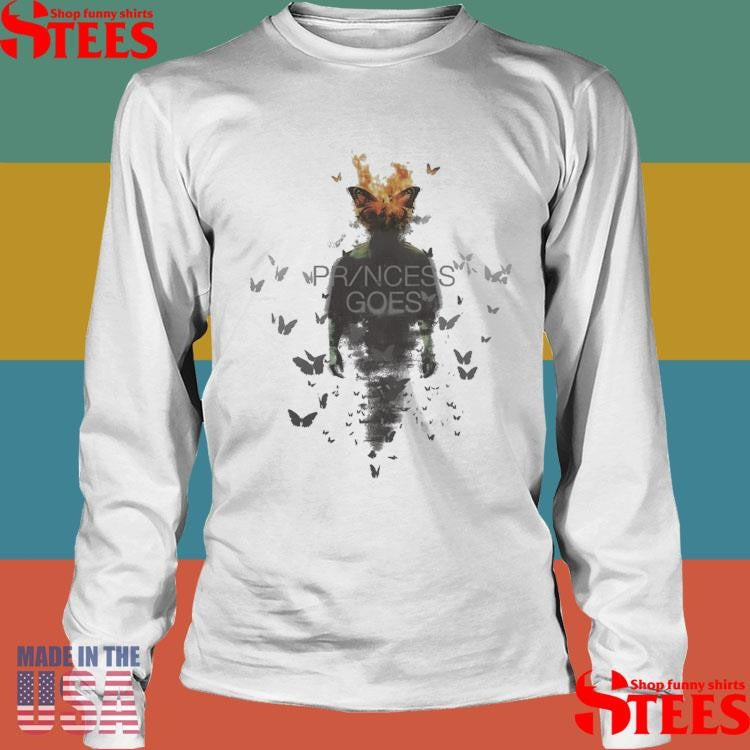 Princess Goes Butterfly Scatter T-Shirts