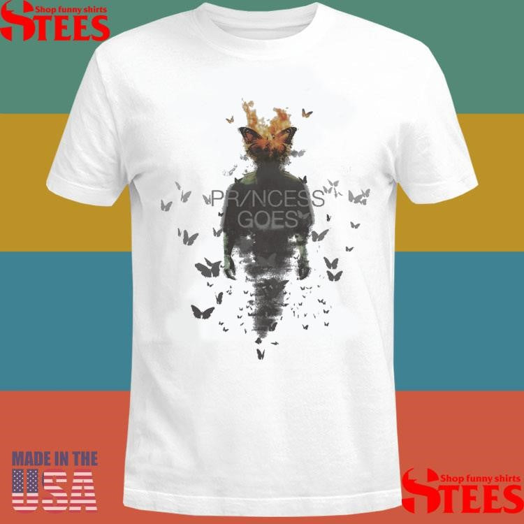 Princess Goes Butterfly Scatter T-Shirts