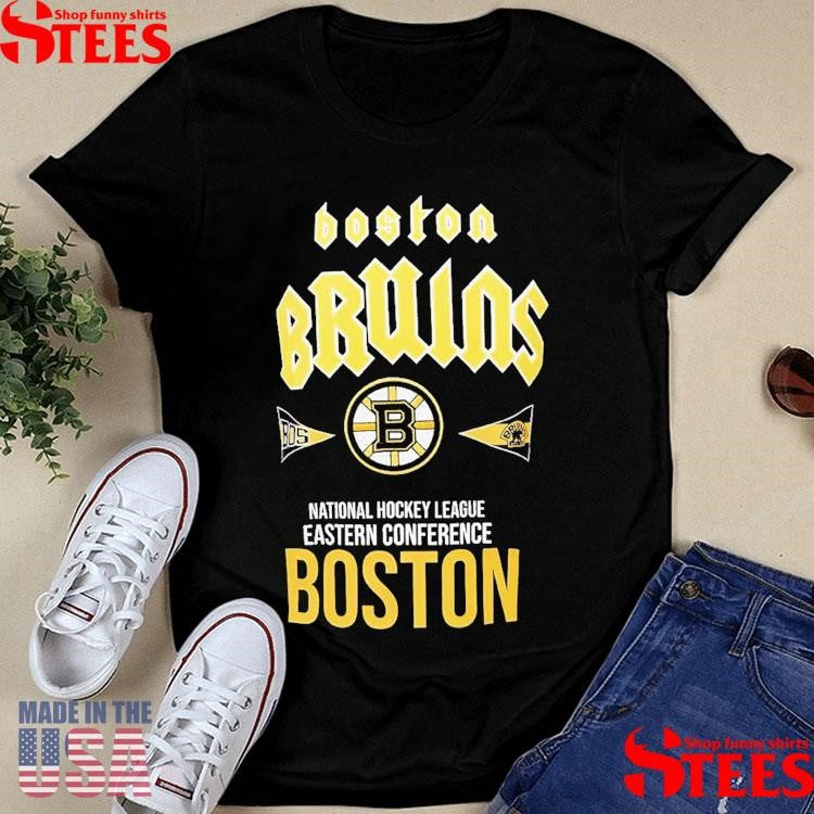 Pro Standard Noir Pour Hommes Des Bruins De Boston City Tour Shirts