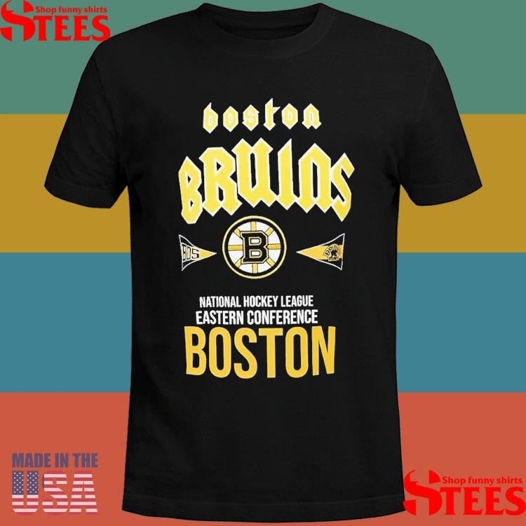 Pro Standard Noir Pour Hommes Des Bruins De Boston City Tour Shirts