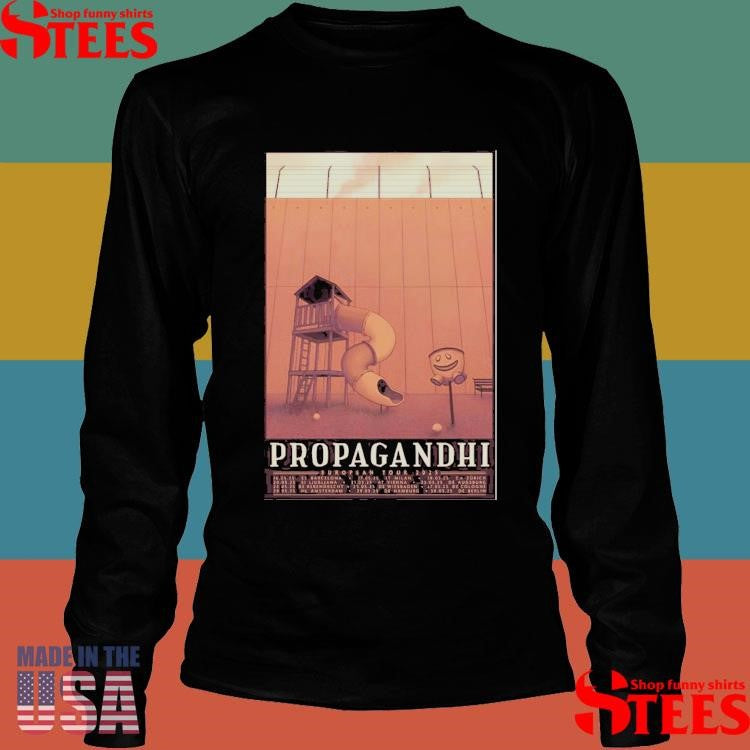 Propagandhi European Tour 2025 Poster T-shirt