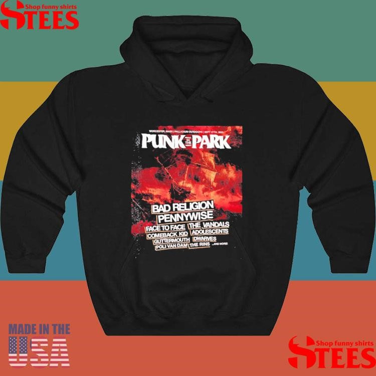 Punk In The Park Sept 27th 2025 Palladium Outdoors, Worcester, Massachusetts T-shirt