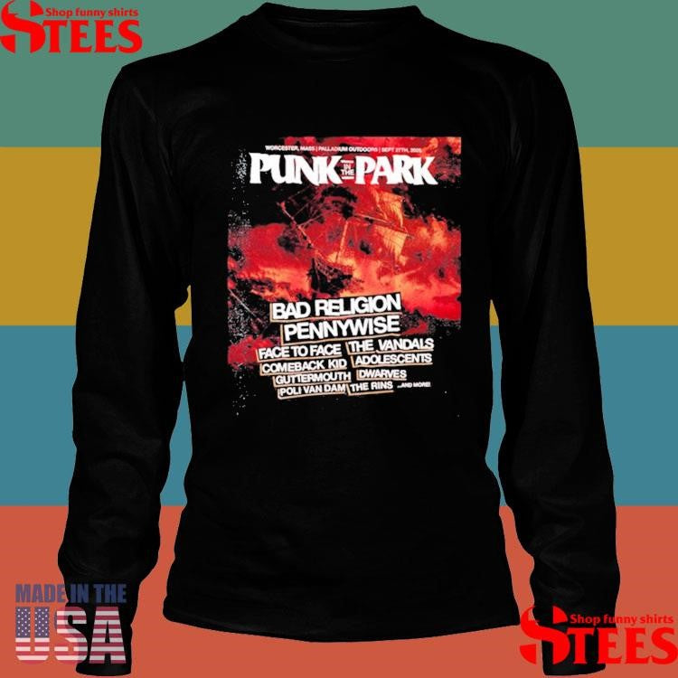 Punk In The Park Sept 27th 2025 Palladium Outdoors, Worcester, Massachusetts T-shirt