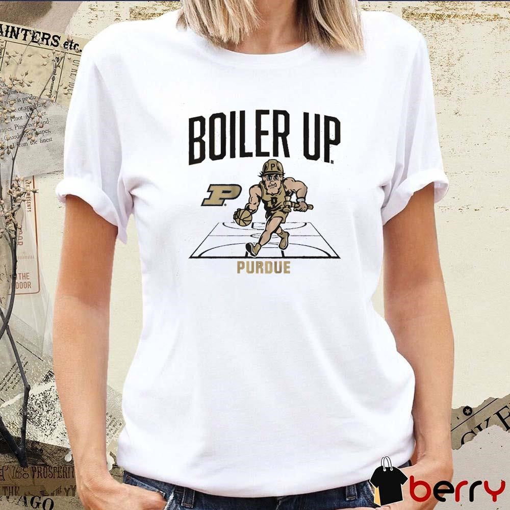 Purdue Boilermakers Mascot Court Boiler Up NCAA 2025 Graphic t-shirt