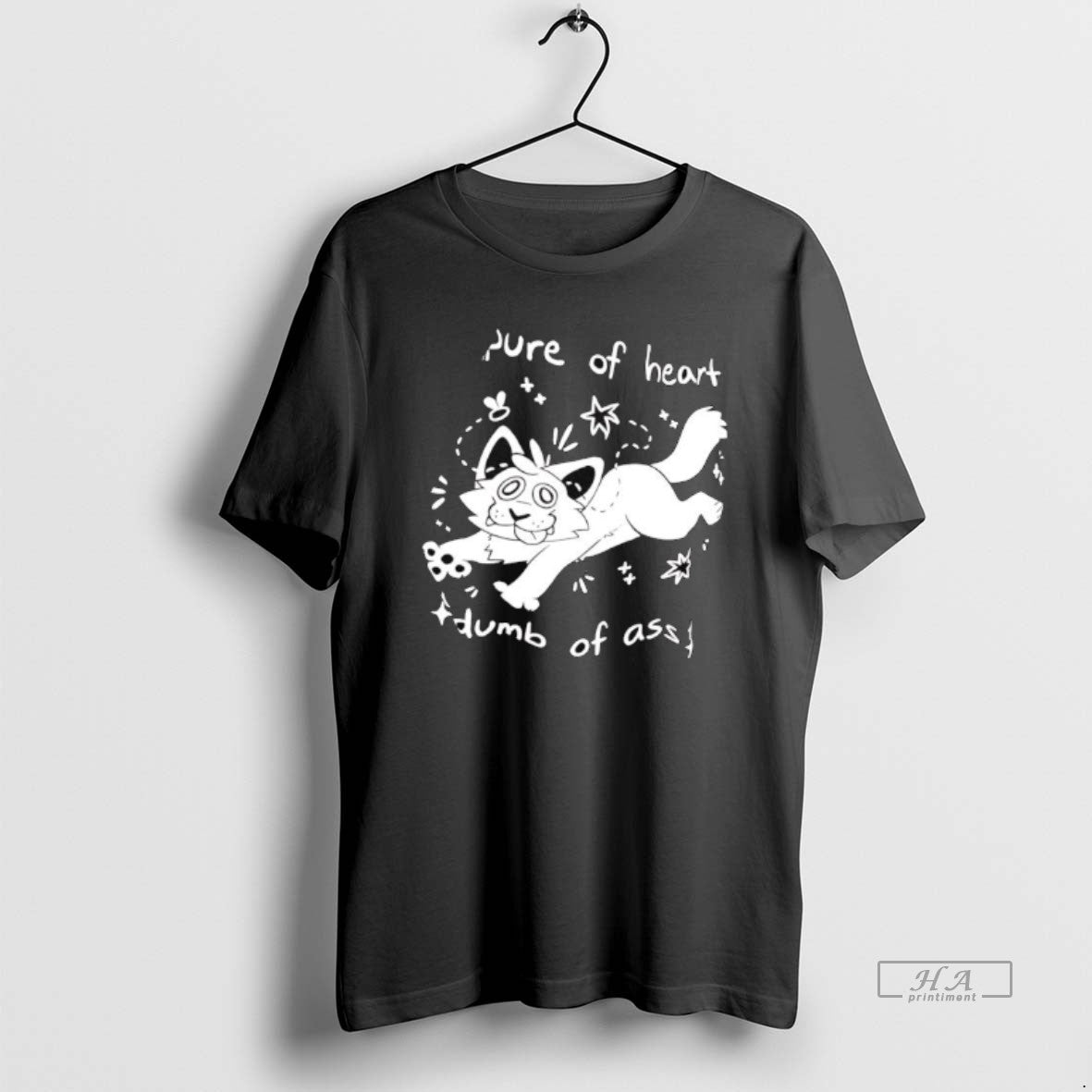 Official Pure Of Heart Dumb Of Ass Cat Graphic T-Shirts, Hoodie, Sweatshirt | CiraTrend.com