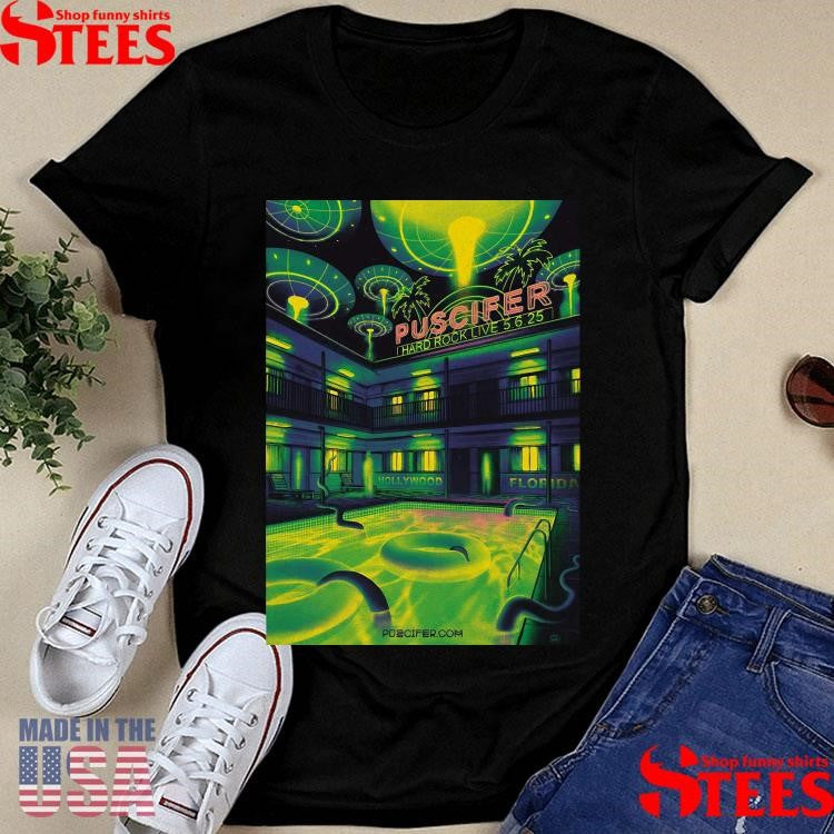 Puscifer On May 6, 2025 In Hollywood, Fl Tour Shirts