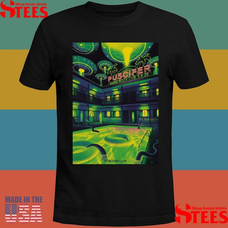 Puscifer On May 6, 2025 In Hollywood, Fl Tour Shirts