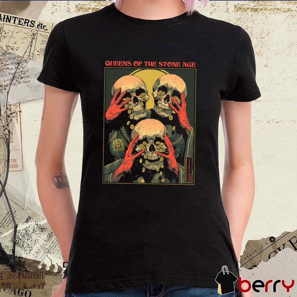 Queens of the Stone Age Alive in the Catacombs May 1st, 2026 The Venue at Thunder Valley, Lincoln, CA Poster t-shirt