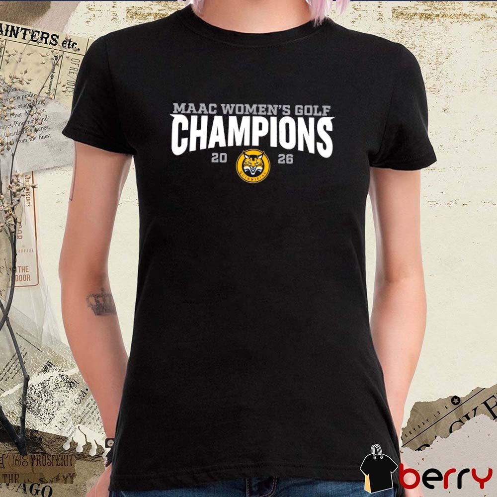 Quinnipiac University 2026 MAAC Women’s Golf Champions t-shirt
