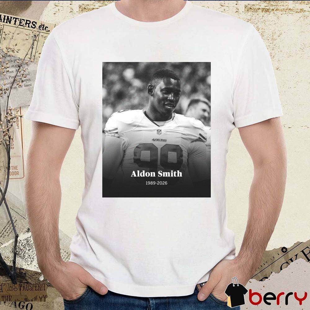 RIP Aldon Smith 1980 – 2026 ESPN Poster t-shirt