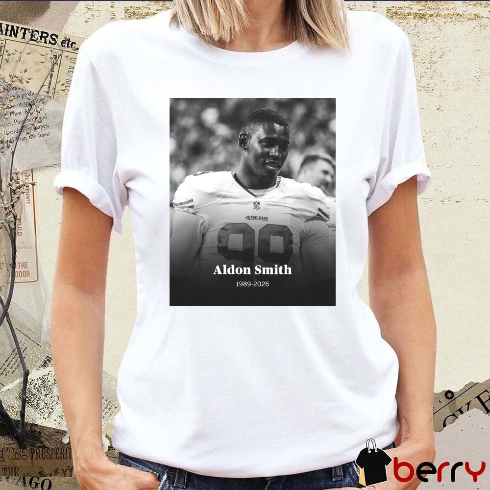 RIP Aldon Smith 1980 – 2026 ESPN Poster t-shirt