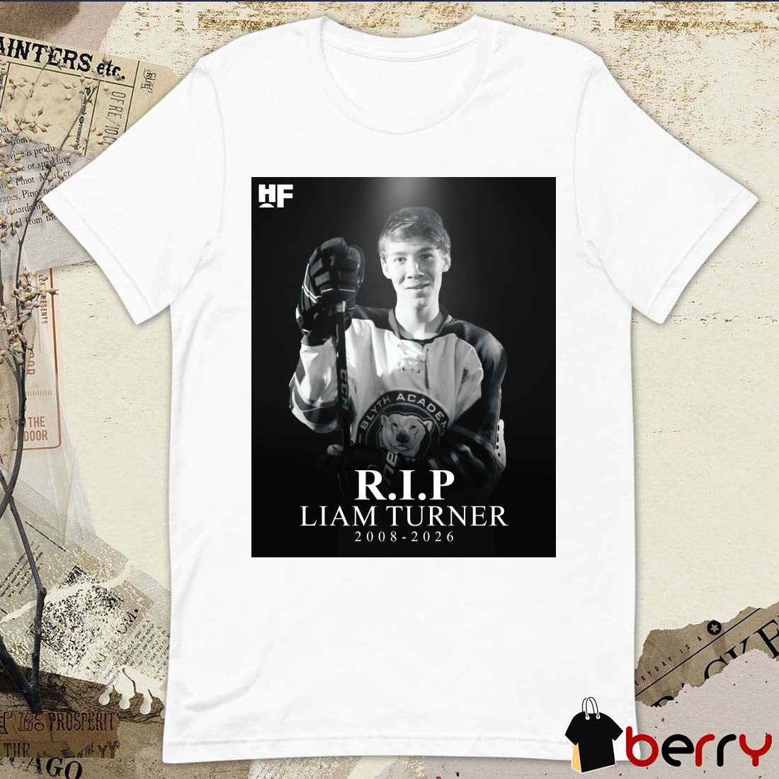 RIP Liam Turner 2008 – 2026 Hockey Forever Poster t-shirt