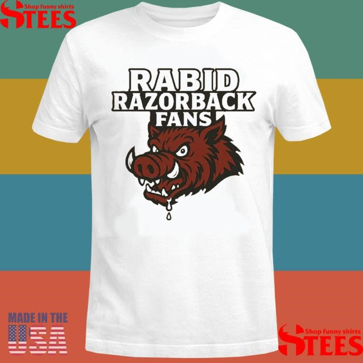 Rabid Razorbacks Fans ALT Logo T-Shirt