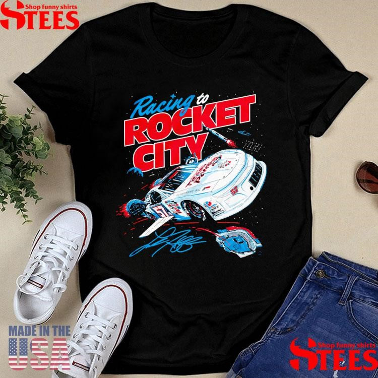 Racing To Rocket City Trash Pandas X Landon Huffman T-shirt