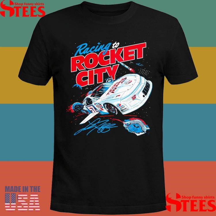 Racing To Rocket City Trash Pandas X Landon Huffman T-shirt