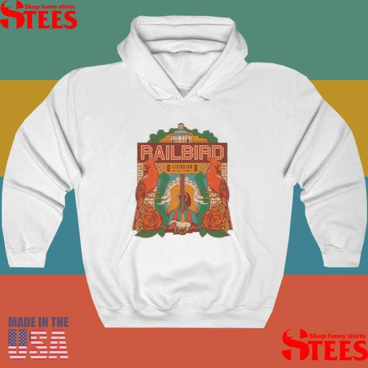 Railbird Festival Guitar Poster Lineup T-shirt