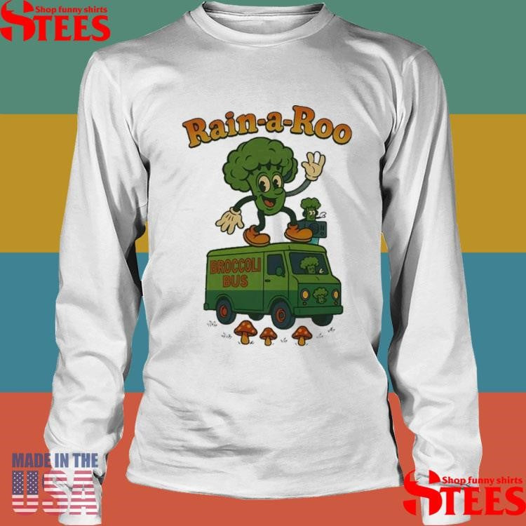 Rain-a-roo Broccoli Bus T-shirt