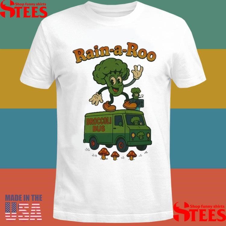 Rain-a-roo Broccoli Bus T-shirt
