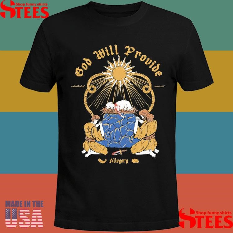 Ram In The Thicket God Will Provide Allegory T-shirt
