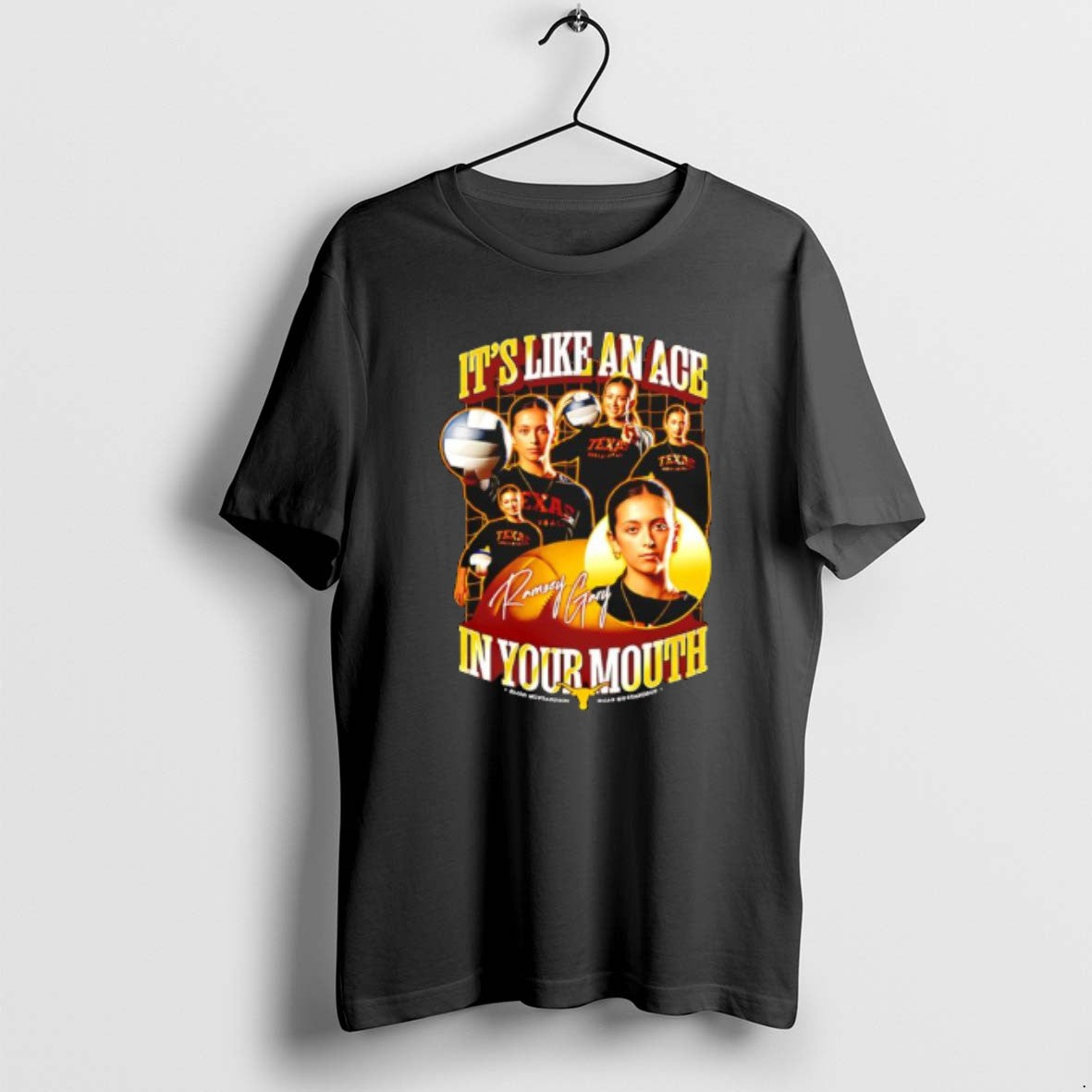 Official Ramsey Gary Texas Volleyball Team In Your Mouth Siganture T-Shirts, Hoodie, Sweatshirt | CiraTrend.com
