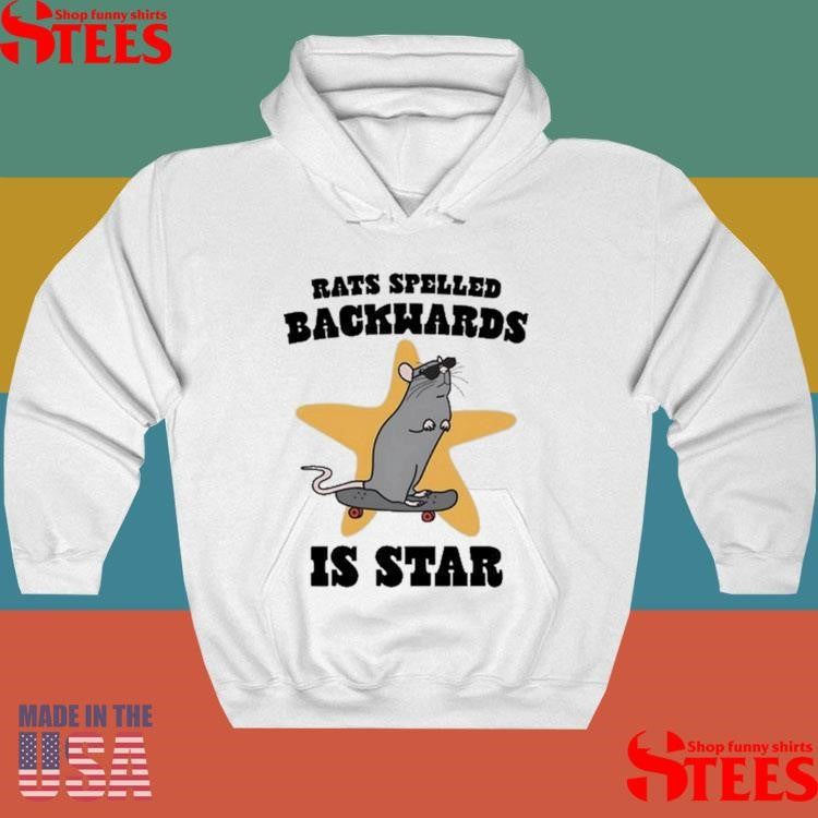 Rats Spelled Backwards Is Star T-shirt