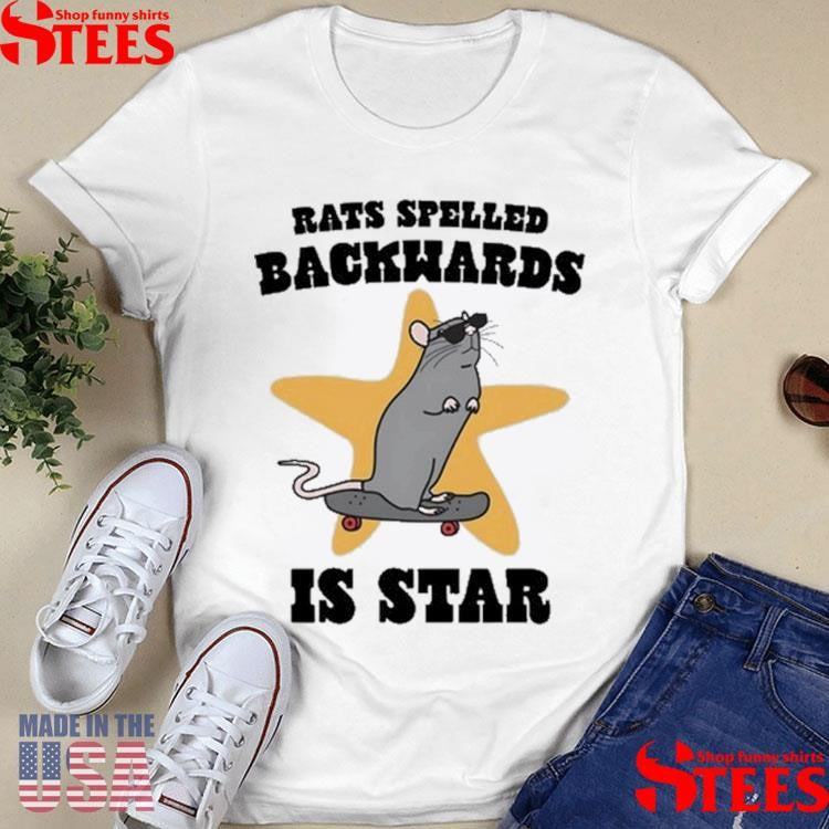 Rats Spelled Backwards Is Star T-shirt