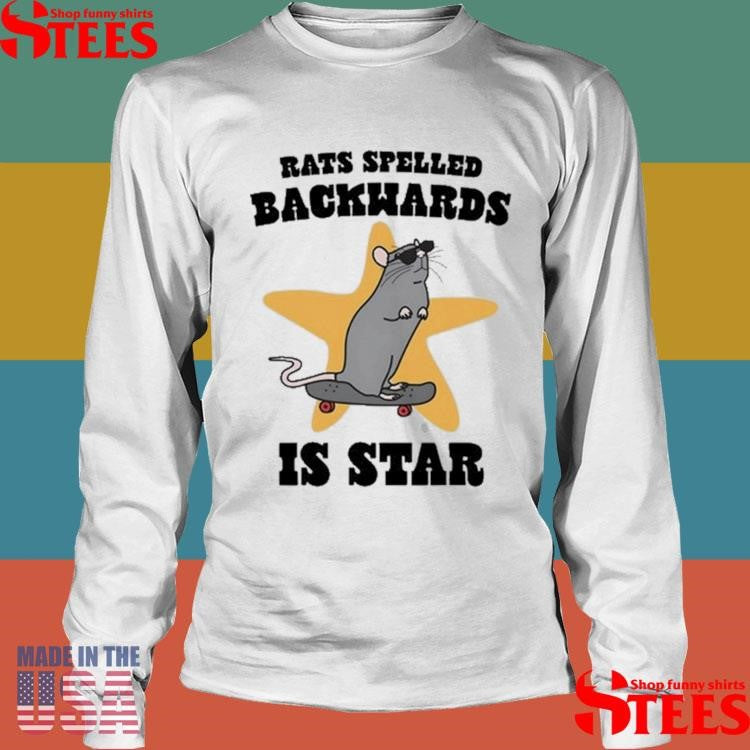 Rats Spelled Backwards Is Star T-shirt