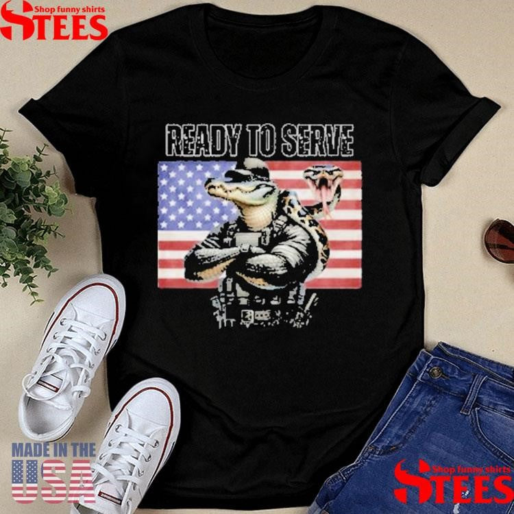 Ready To Serve Alligator Alcatraz T-shirt