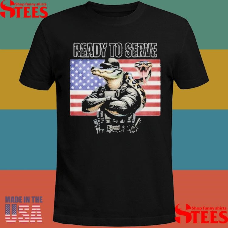 Ready To Serve Alligator Alcatraz T-shirt