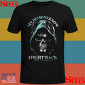 Reaper Ptsd My Demons Know I Fight Mental Health Awareness T-shirt