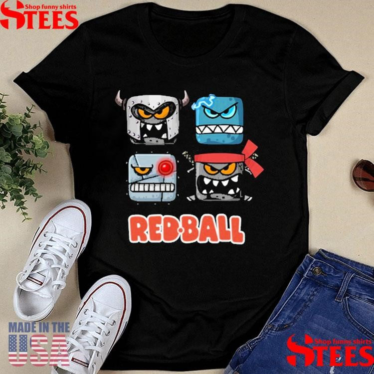 Red Ball 4 The Bad Boxes Shirts