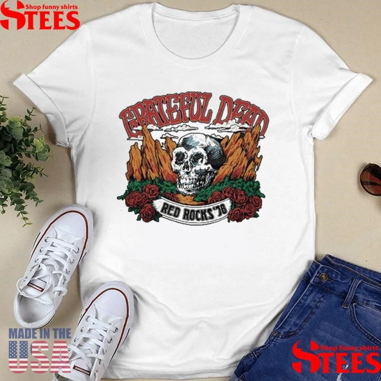 Red Rocks Grateful Dead Skull T-shirt