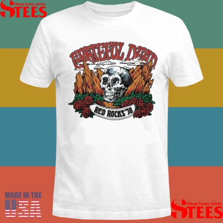 Red Rocks Grateful Dead Skull T-shirt