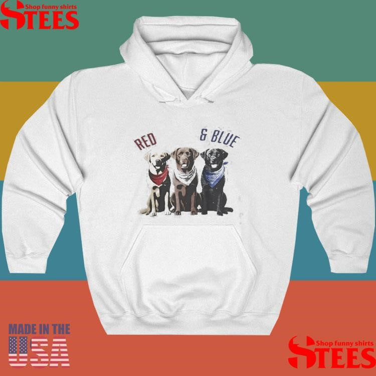 Red White And Blue Dogs Shirts